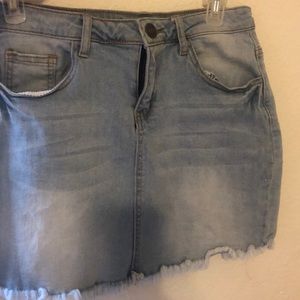 Blue jean (light) skirt